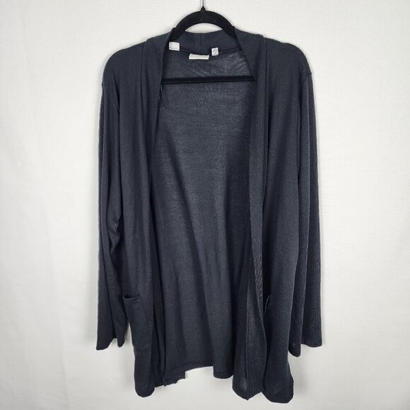 Junarose Long Open Front Knit Cardigan 2X - Picture 1 of 6